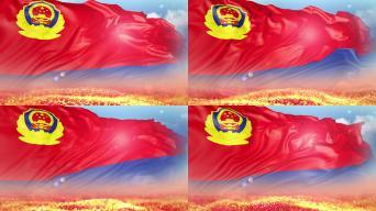 新警旗背景 新警旗背景_光廠(VJ師網(wǎng))